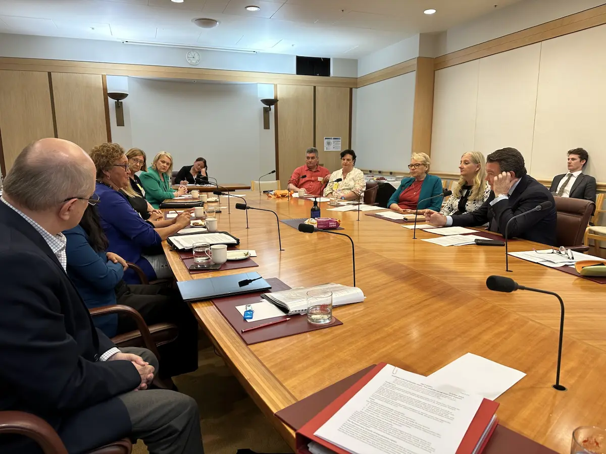 Meeting with Parliament